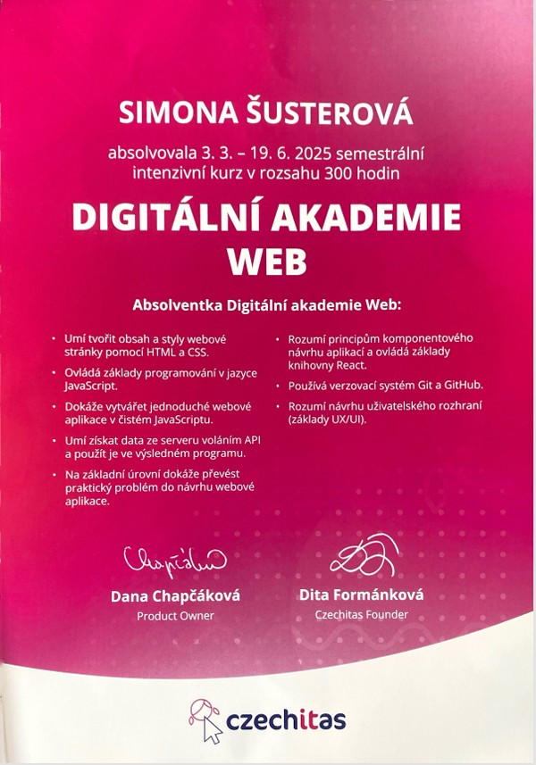 Certifikát